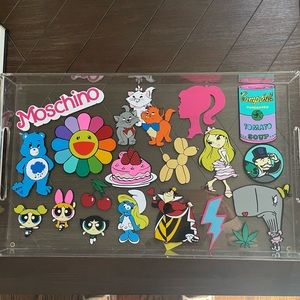 One of a kind handmade pop art decorative acrylic tray care bear SpongeBob new